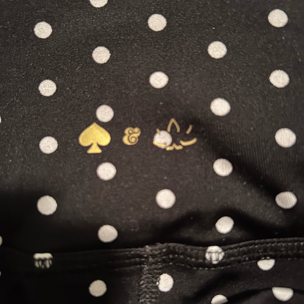 EUC Beyond Yoga x Kate Spade High Waist Bow Legging in Polka Dot - Picture 4 of 6